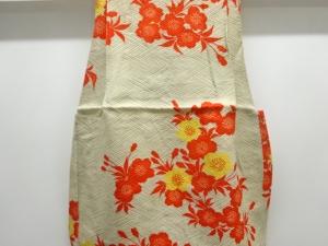 アンティーク　紋錦紗　桜模様ちゃんちゃんこ